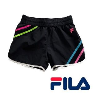 FILA Girl’s Athletic Track Shorts - Medium